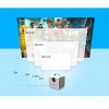 HD Smart Projector Home Video Theater System More Than 30,000 Hours LED Lamp Life,TV Projector,Works for Home,Office and Children's Early Education and So On