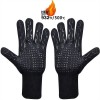 BBQ Grill Gloves, 1472°F Extreme Heat Resistant Gloves Non-Slip Insulated Oven Mitts Potholder Perfect for Barbecue Grilling Cooking Baking Kitchen Smokers 1 Pair